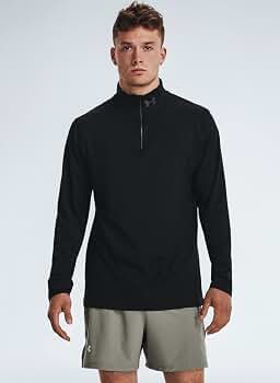 Amazon | [アンダーアーマー] QUALIFIER RUN 1 4 ZIP Black Black